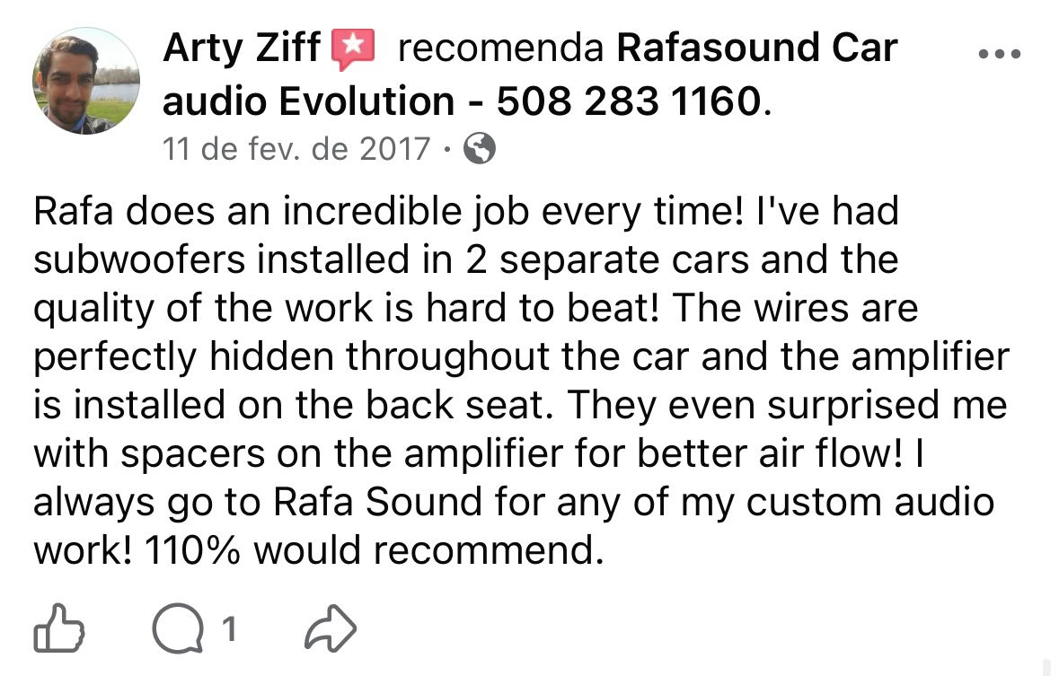Five-star Facebook recommendation from Arty Ziff